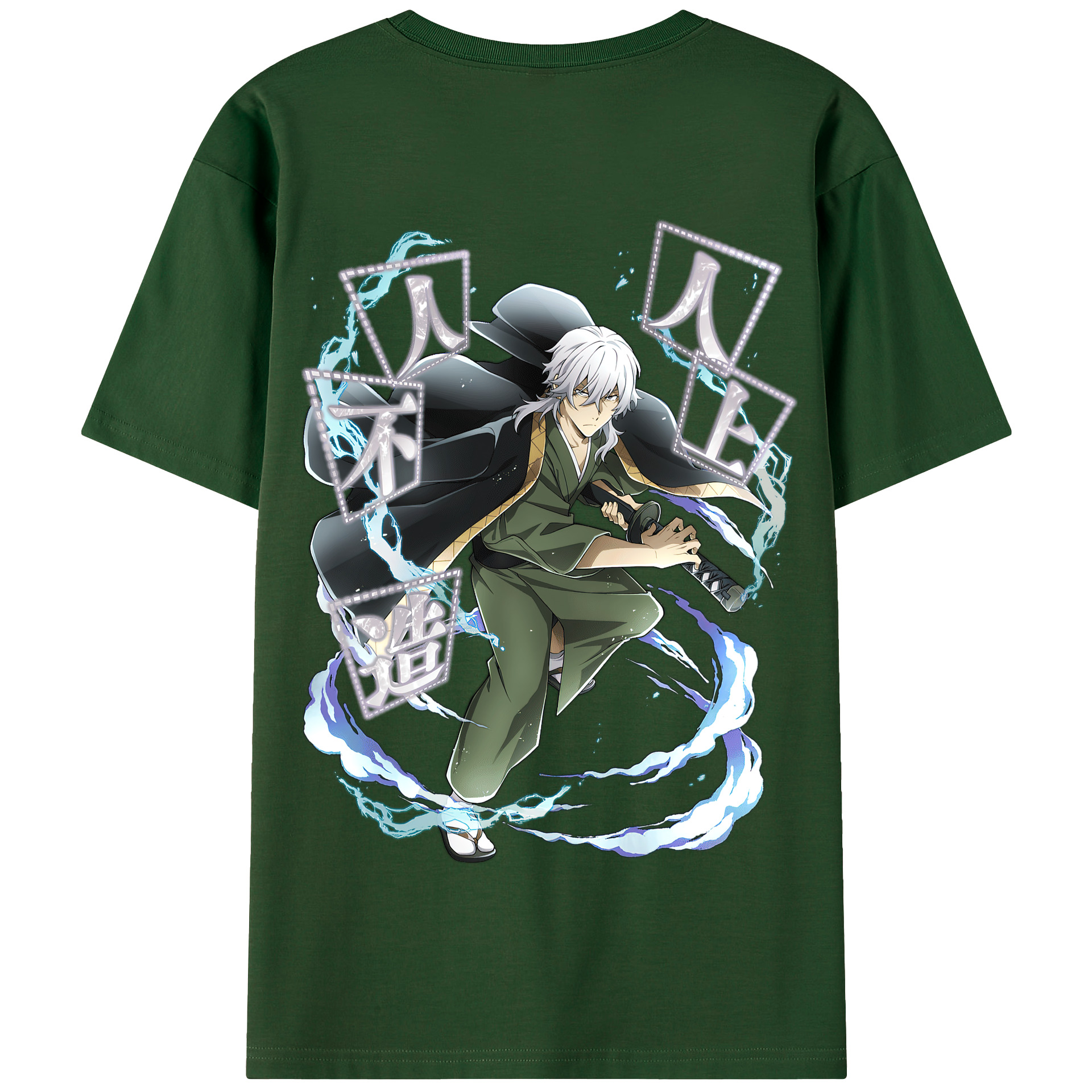 （画像用） 文豪ストレイドッグス Bungo Stray Dogs 綿100％半袖Tシャツ（背面プリント）